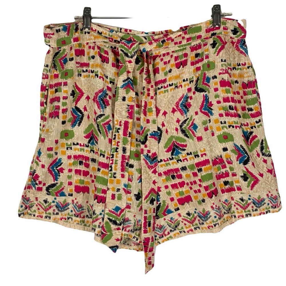 Fat Face Boho Bow Shorts 14 Indie Retro Summer Spring Folk Lightweight Beachy